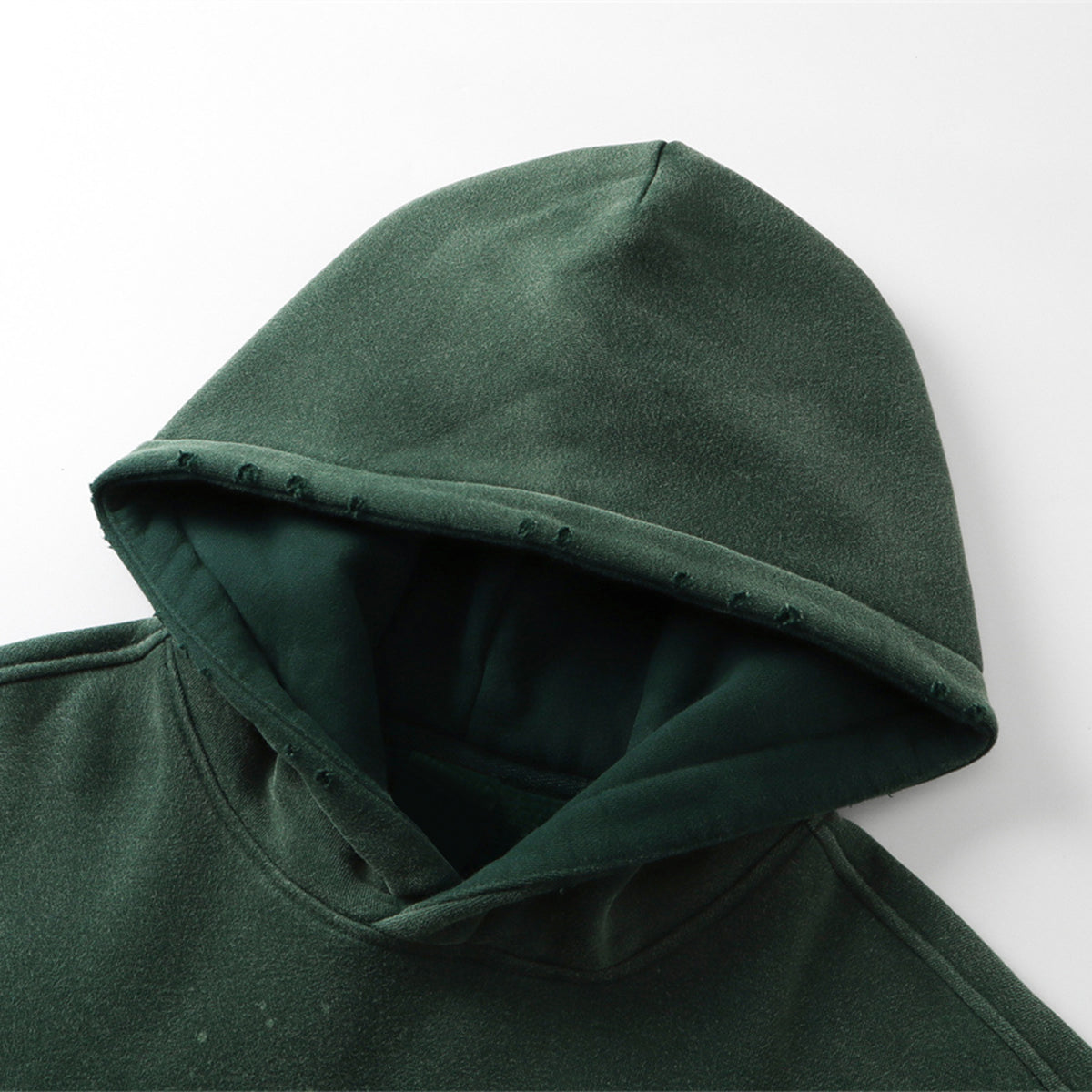 Destroyed Oversized Acid Wash Bleach Splatter Hoodie