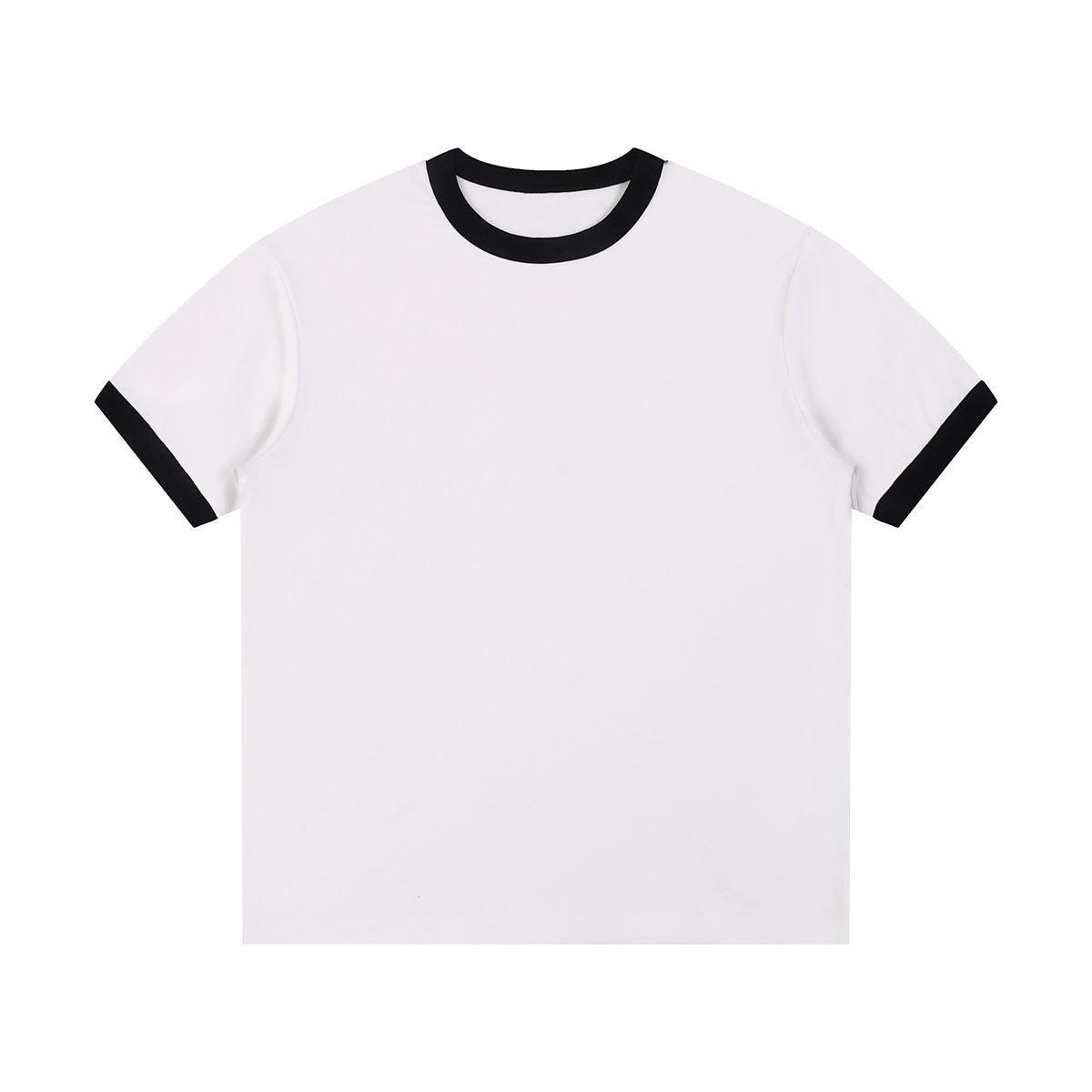 Crew Neck Boxy Fit Ringer Tee 220gsm