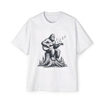 Bigfoot Playing Guitar Graphic Tee-INNBLAC Fashion Apparel