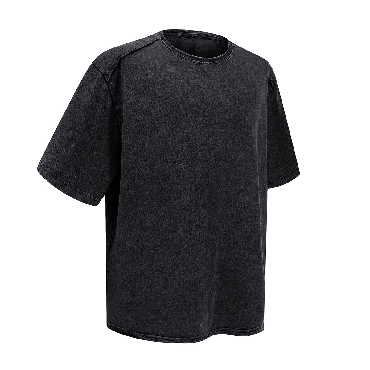 Oversized Street Style Vintage Faded Cotton T-Shirt