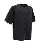 Oversized Street Style Vintage Faded Cotton T-Shirt