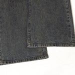 Vintage Wash Ripped Knee Loose Jeans