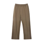 Solid Color Front Seam Baggy Jogger-INNBLAC Fashion Apparel