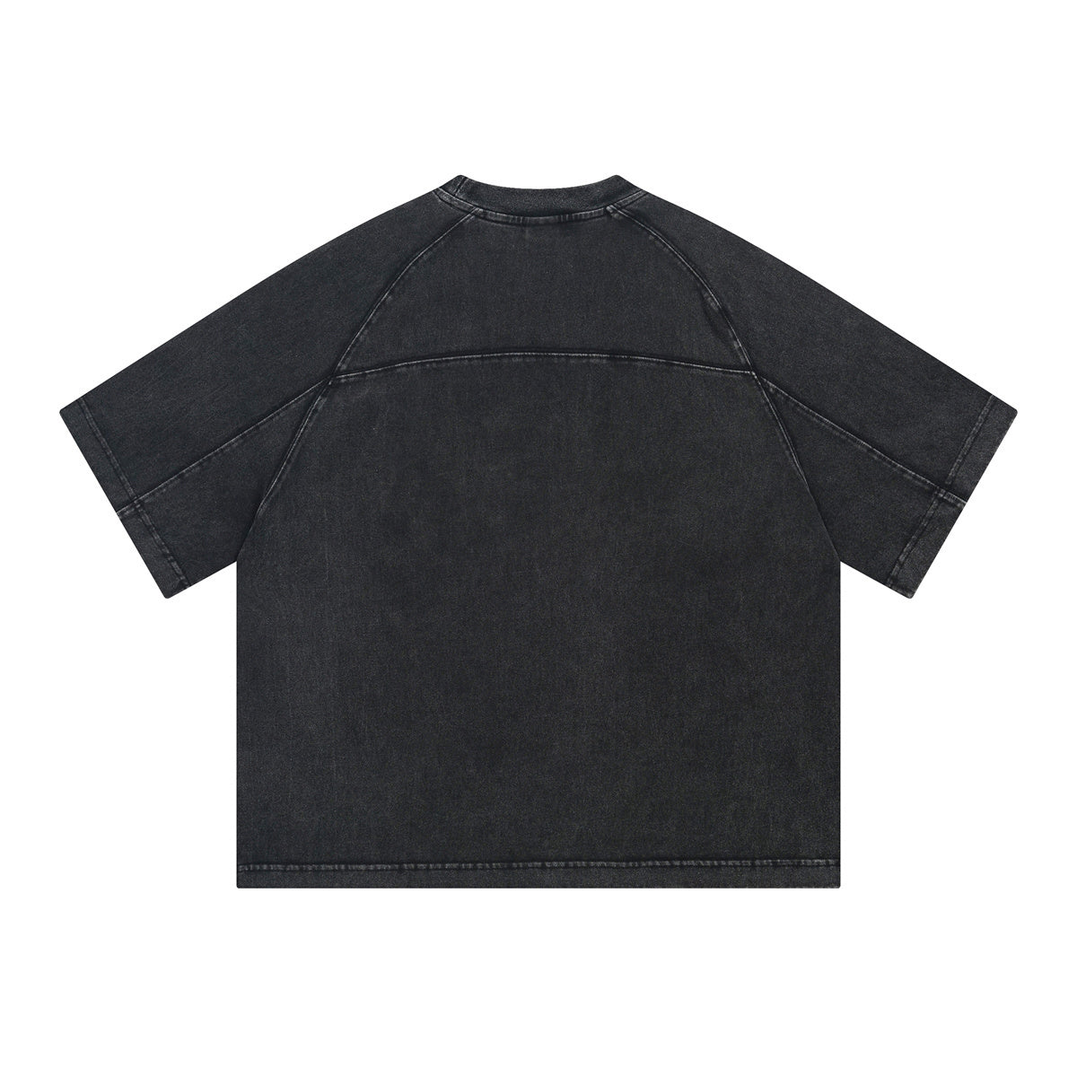 X-Ray Print Number Twelve Black Graphic Oversized Tee