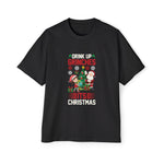 Drink Up Grinches Its Christmas Graphic Tee-INNBLAC Fashion Apparel