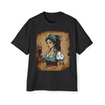 Pirate Waitress Vintage Graphic Tee-INNBLAC Fashion Apparel