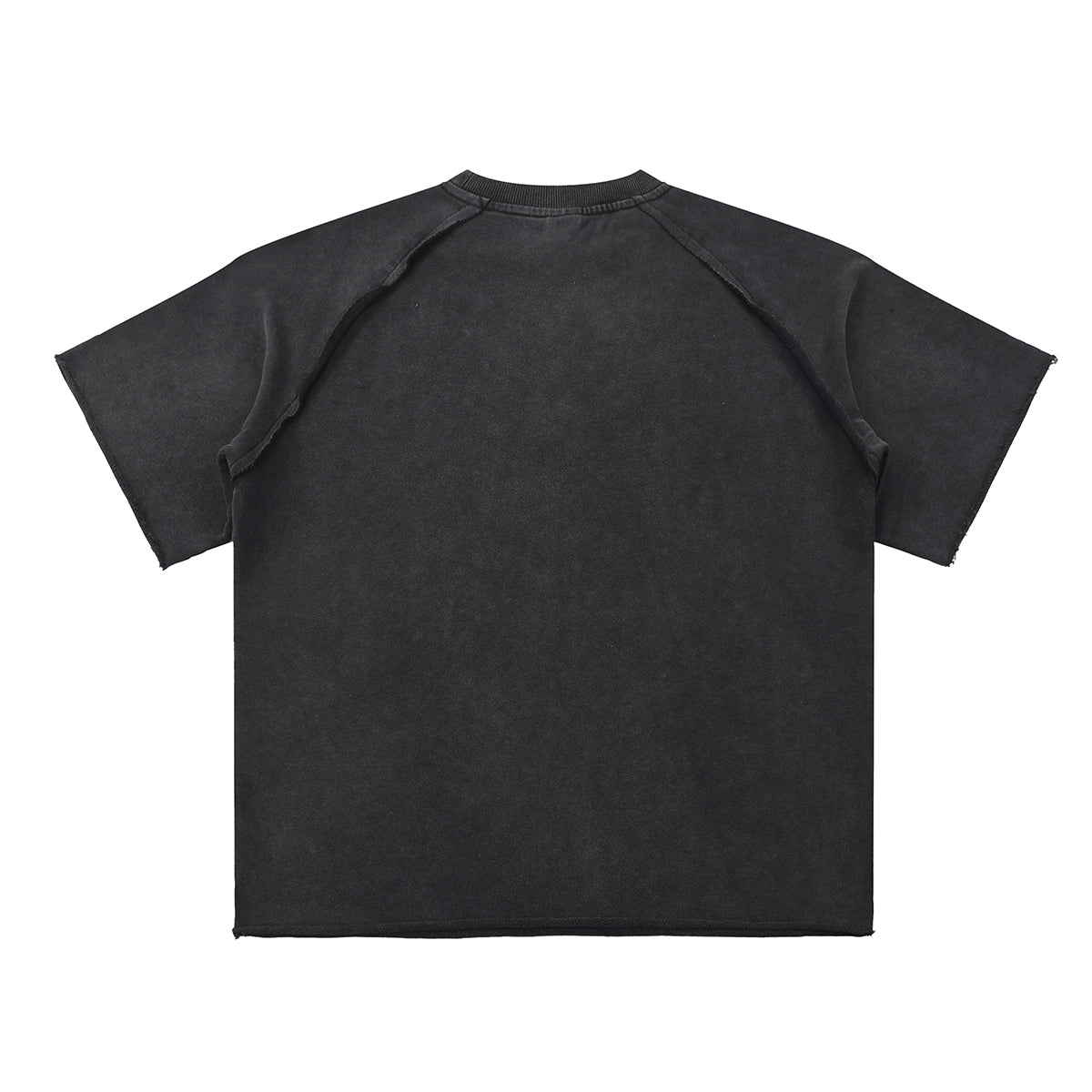 Heavy Washed Wax-Dyed High Street Raglan Tee