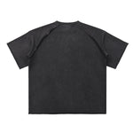 Heavy Washed Wax-Dyed High Street Raglan Tee