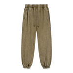 Acid Washed Cotton Baggy Joggers