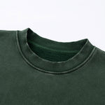 Crew Neck Mock Two-Layer Fleece Sweatshirt