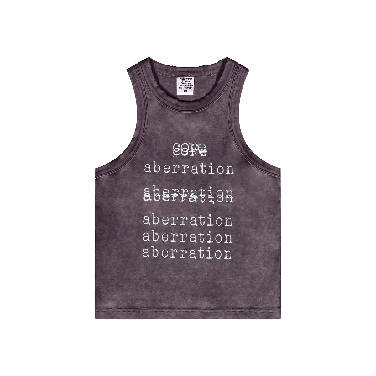 Washed Distressed Graphic Crop Tank-INNBLAC Fashion Apparel