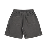 Vintage Washed Patchwork Sweat Shorts