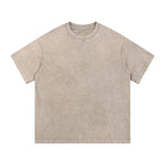 Washed Faded Baggy Cotton Tee 7.5oz