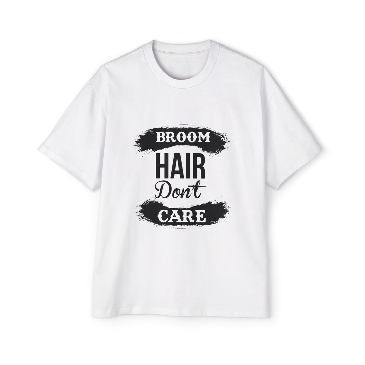 Broom Hair Don't Care Graphic Tee-INNBLAC Fashion Apparel