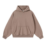 Sudadera con capucha de felpa de novio de gran tamaño