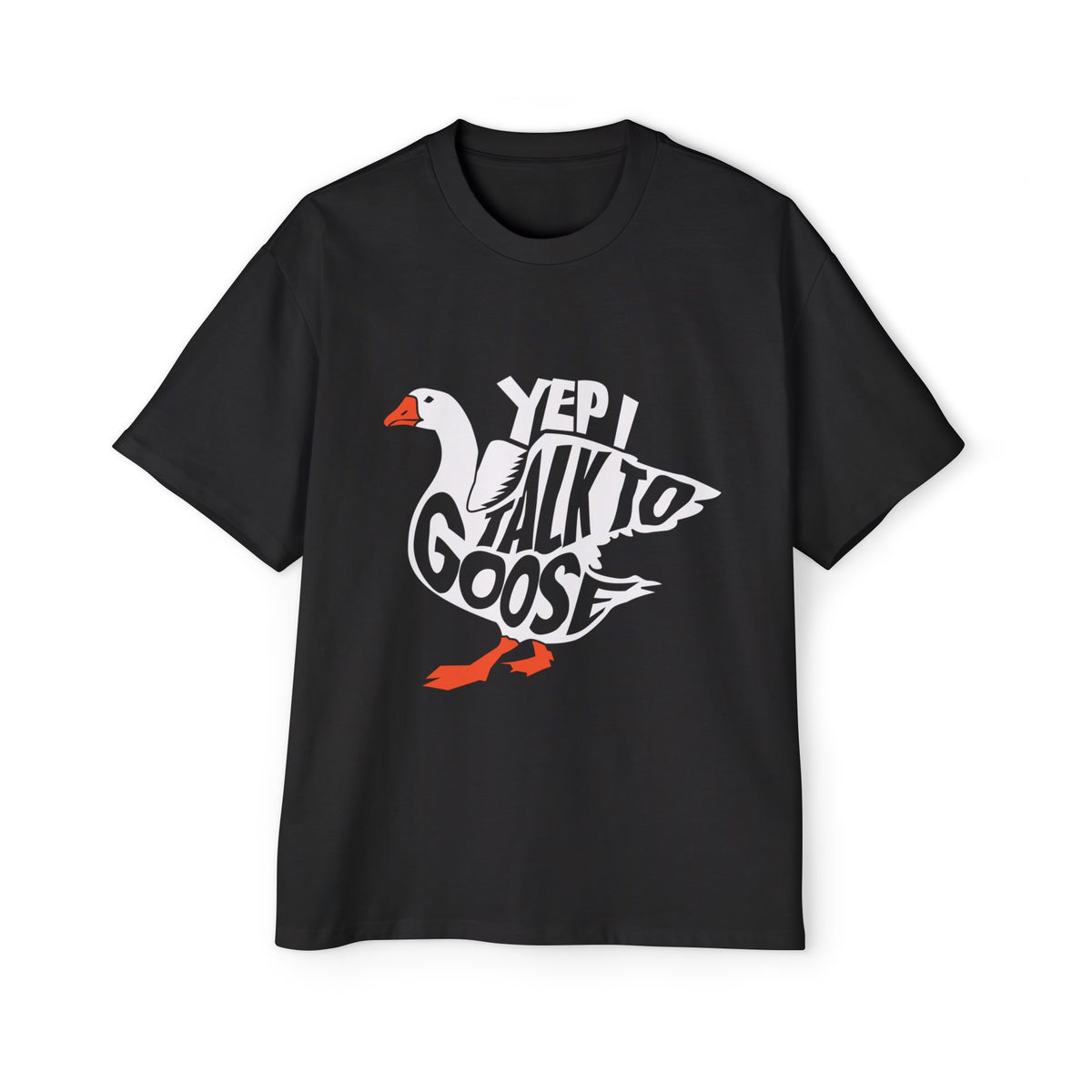 Yep I Talk To Goose Graphic Tee-INNBLAC Fashion Apparel