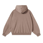 Sudadera con capucha de felpa de novio de gran tamaño