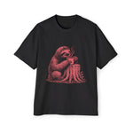 Sloth Drink Hot Coffee Graphic Tee-INNBLAC Fashion Apparel