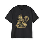 Squirrel On A Vintage Scooter Graphic Tee-INNBLAC Fashion Apparel