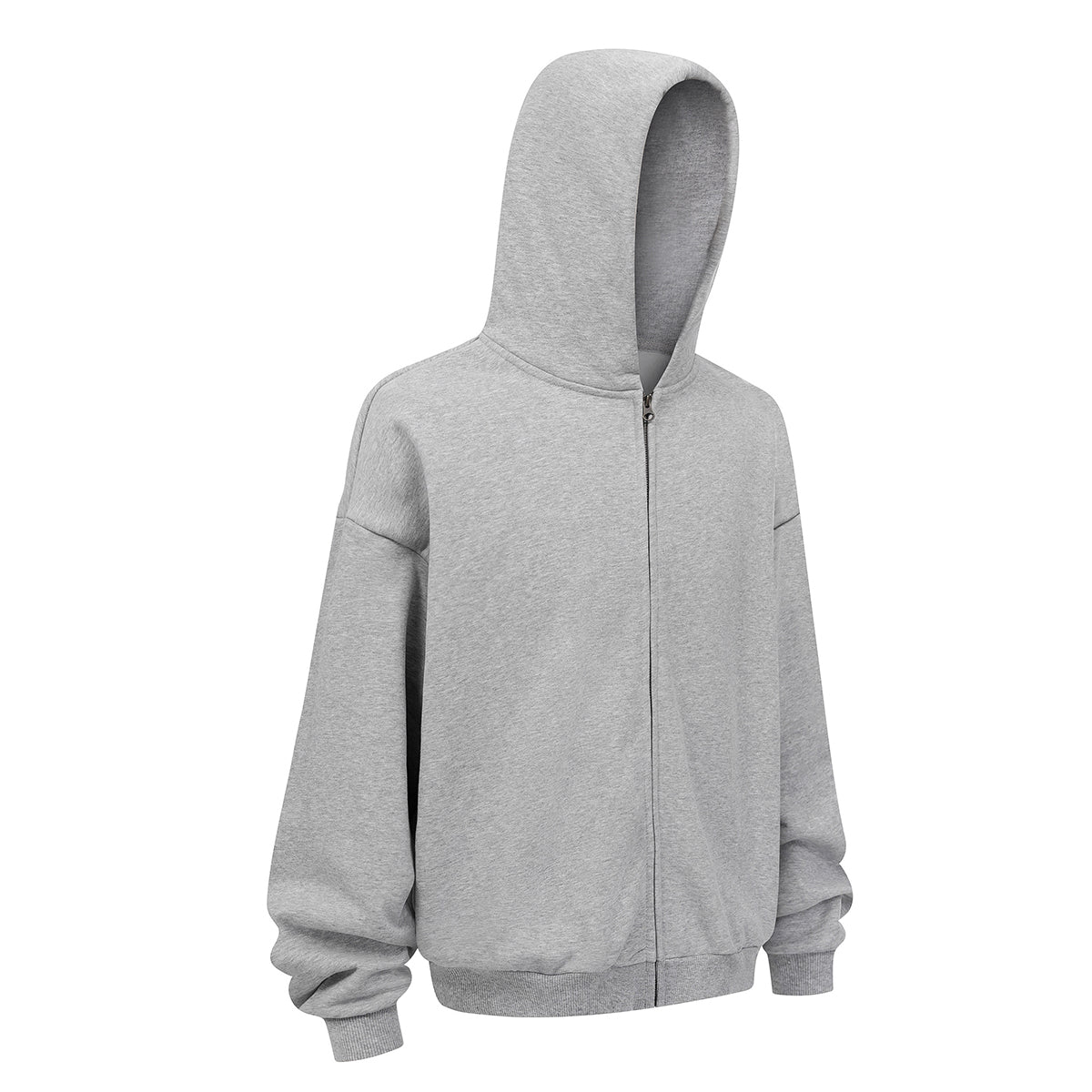 Fleece Lined Full Zip Front Hoodie