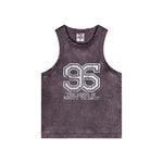 Washed Distressed Graphic Crop Tank-INNBLAC Fashion Apparel