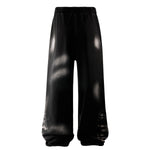 Distressed Spray-Paint Vintage Inspired Cuffed Sweatpants