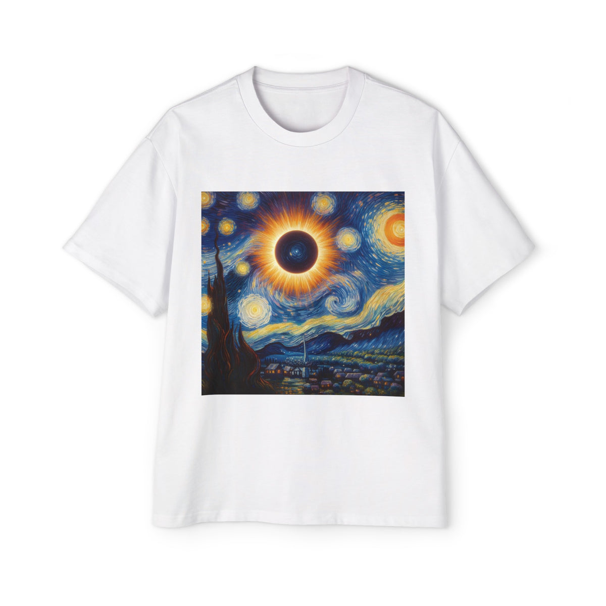 Total Solar Eclipse Texas Retro Graphic Tee-INNBLAC Fashion Apparel
