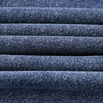 Knit Denim Kangaroo Pocket Hoodie