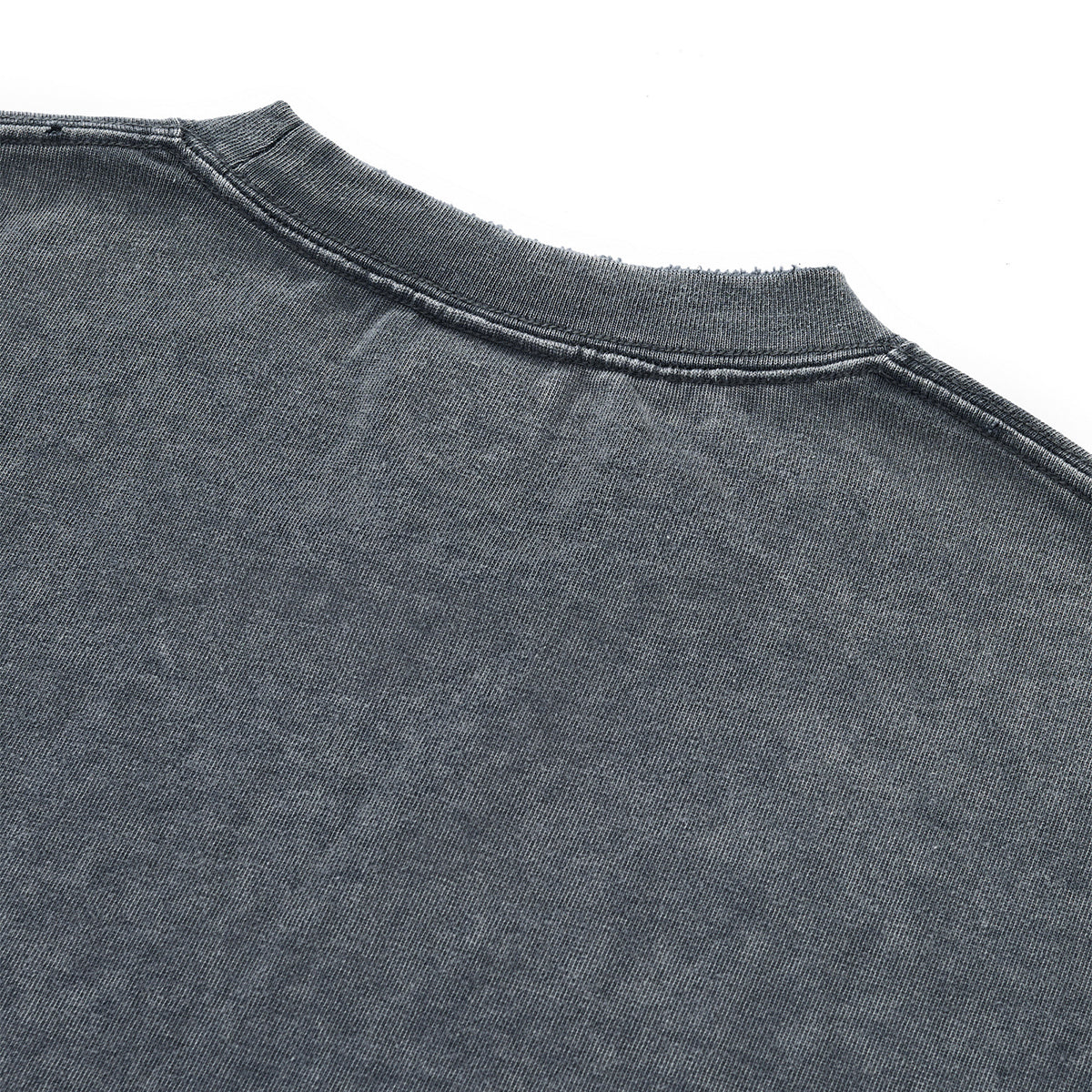 Distressed Oversized Raw Hem Tee