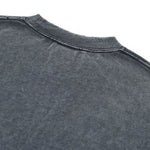 Distressed Oversized Raw Hem Tee