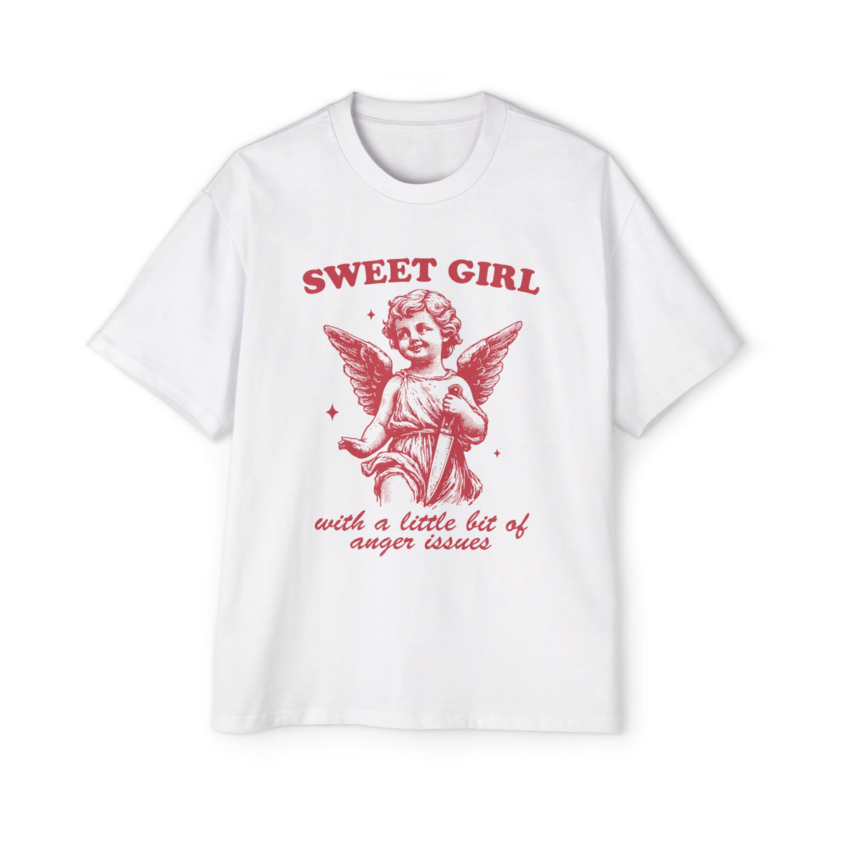 Sweet Girl Angel Graphic Tee-INNBLAC Fashion Apparel