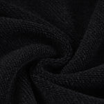 Black Stone Wash Sweatshirt Cardigan