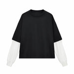 Boxy Fit Two-Layer Sleeve T-Shirt 280gsm