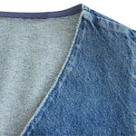 Shorts vaqueros con mariposas bordadas y adornados con perlas