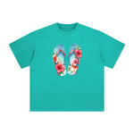 Summer Vacation Slippers Graphic Tee-INNBLAC Fashion Apparel