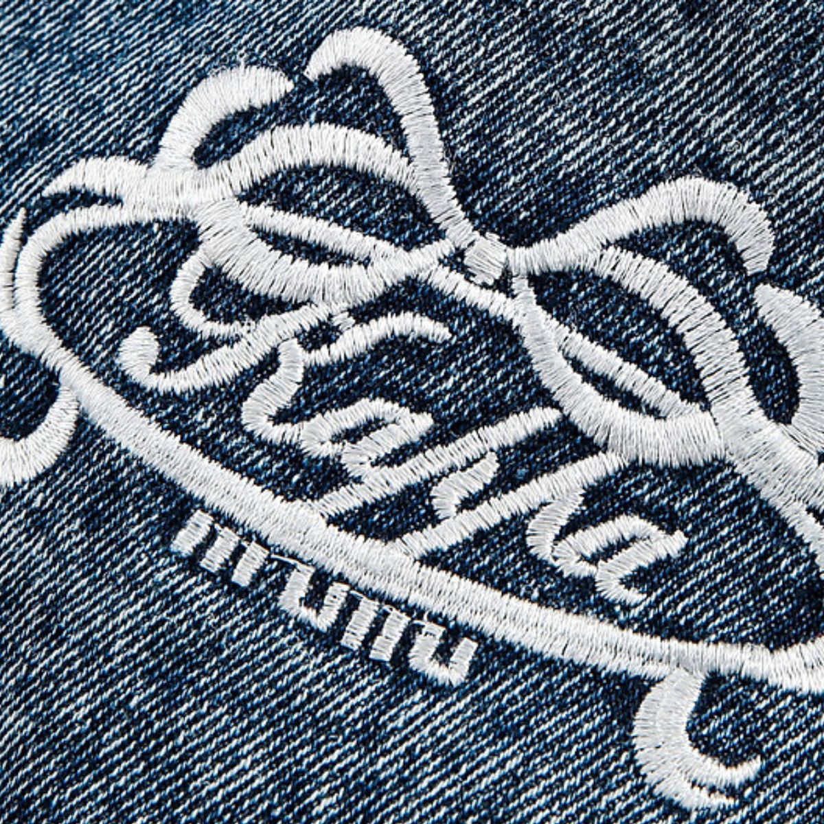 Heavyweight American Washed Distressed Denim Jacket with Flouncing