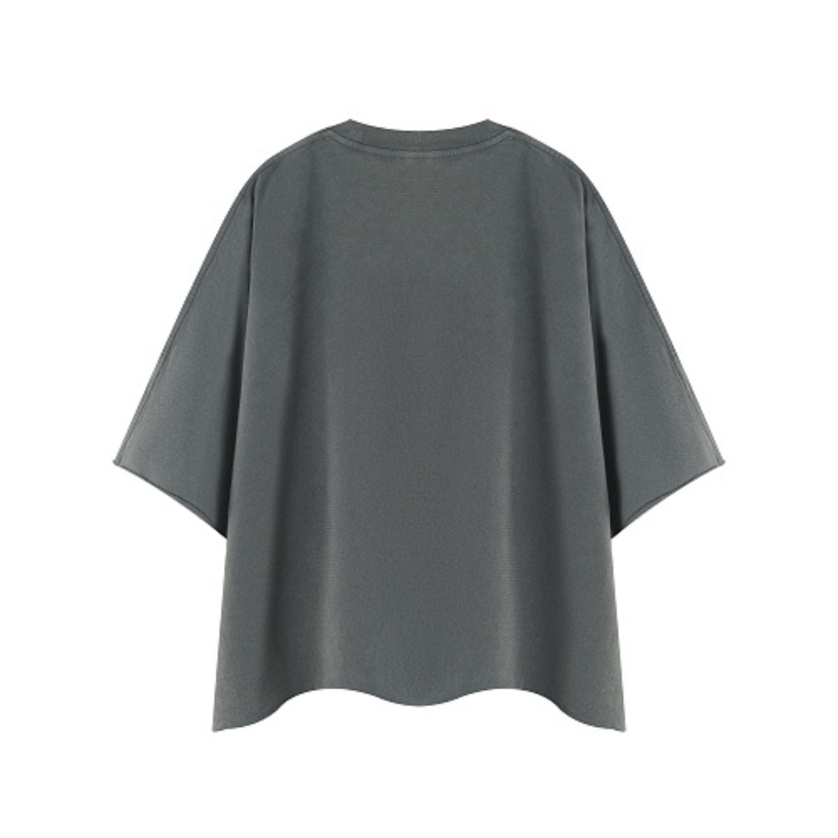Washed Boxy Cropped Raglan Tee