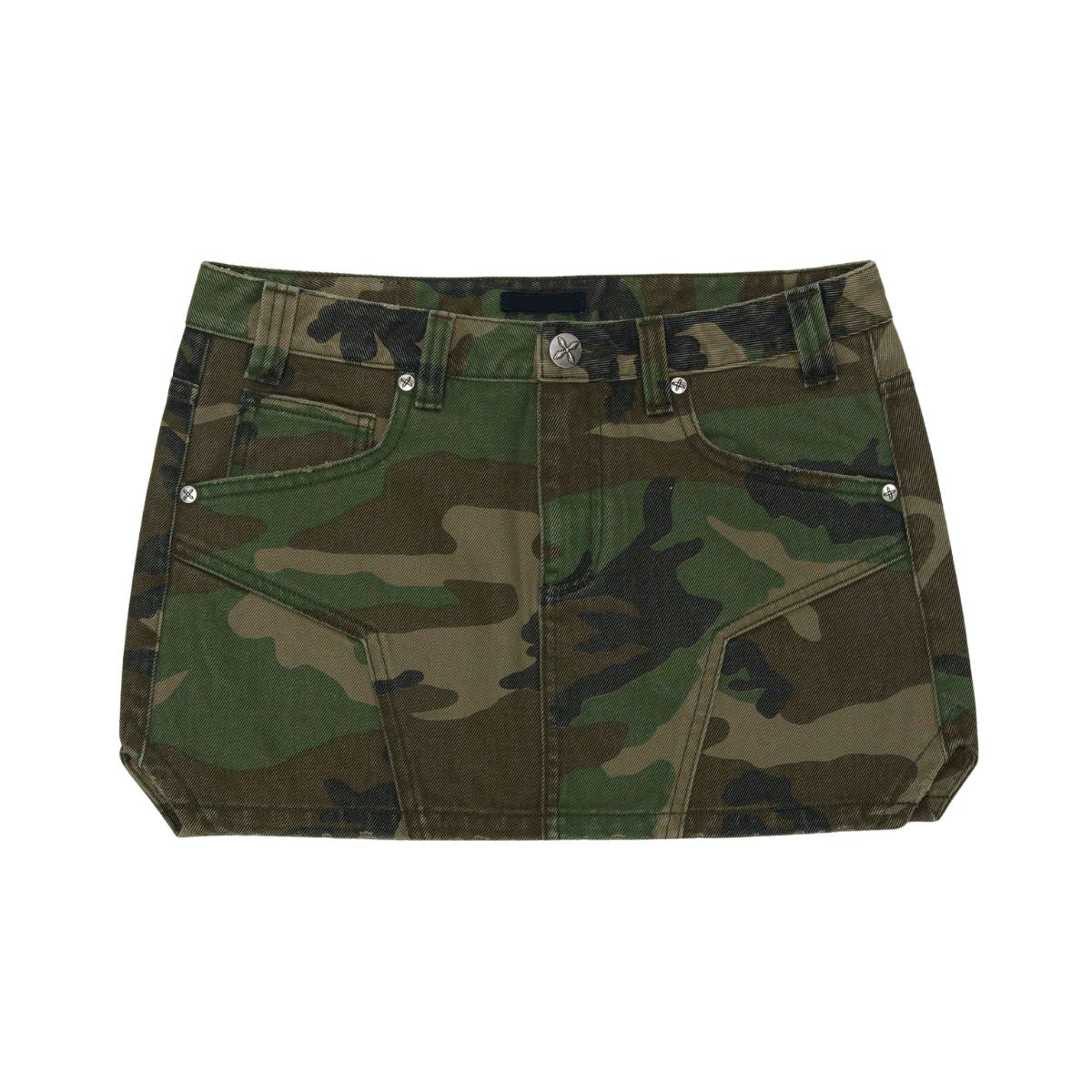 Women's Camouflage Print Mini Skirt