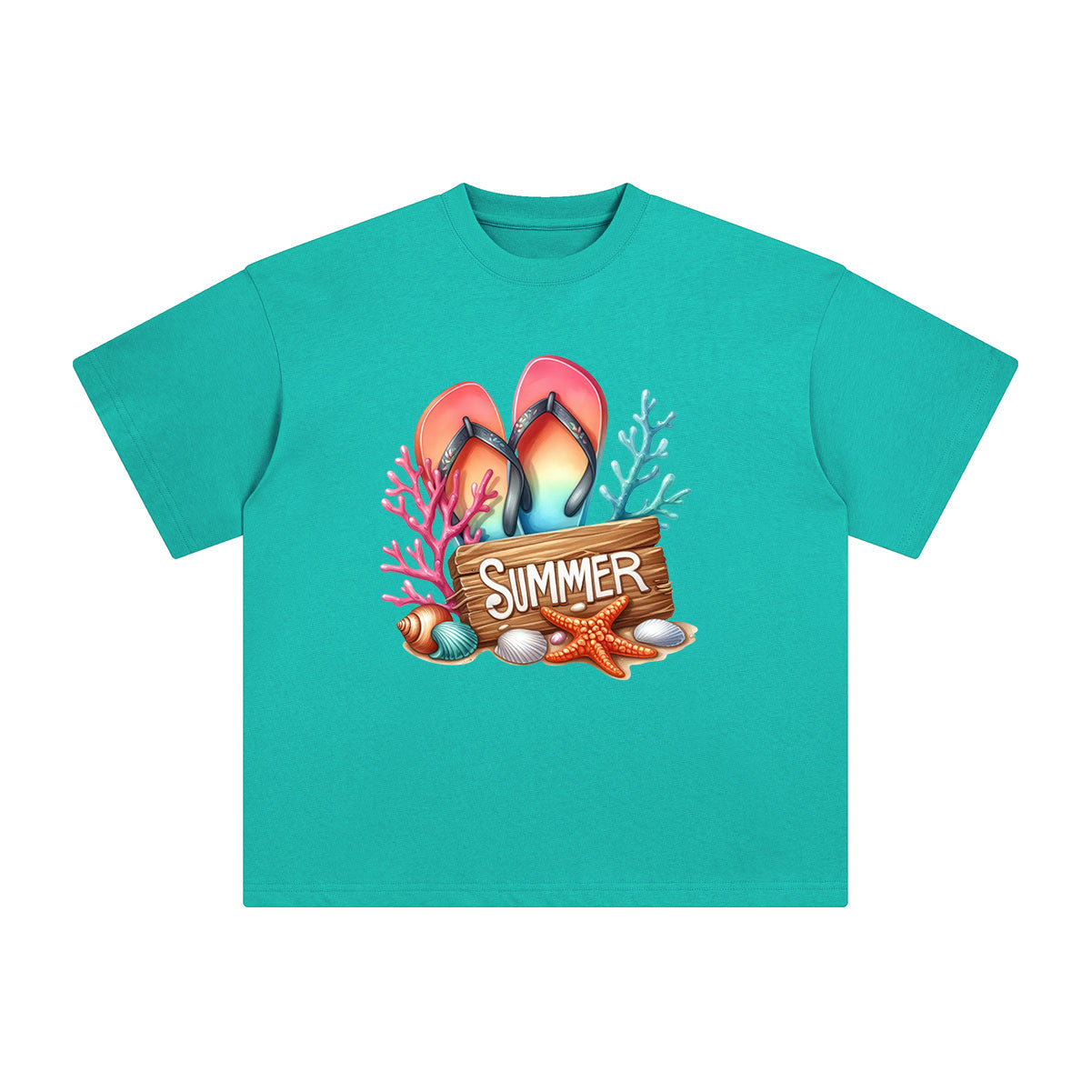 Summer Comic Graphic Tee-INNBLAC Fashion Apparel