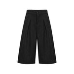 Vintage Draped Pleated Bermuda Shorts