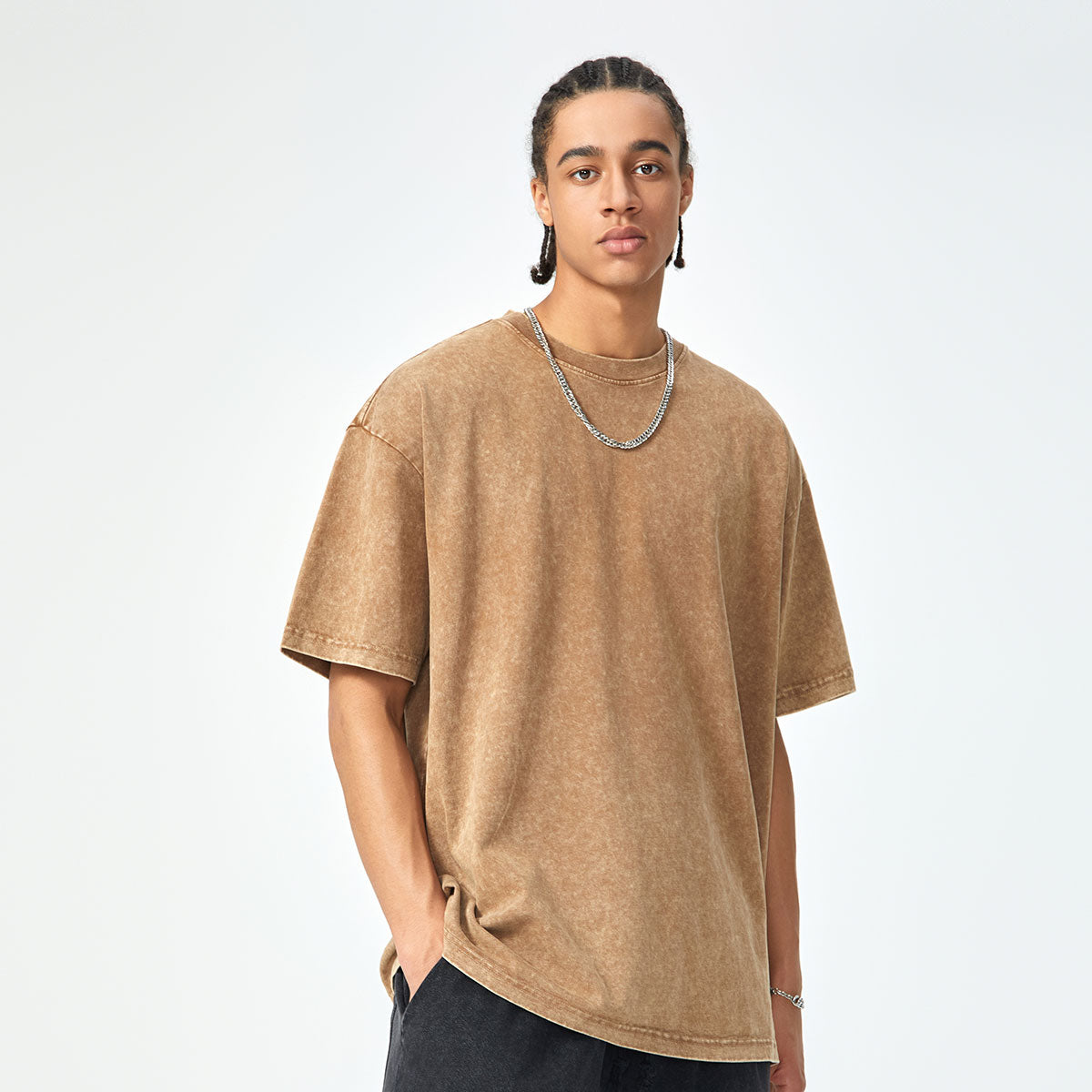 Heavyweight Stone Wash Cotton Tee 9oz