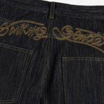 Vintage Embroidered Baggy Denim Jeans