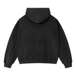Vintage 370G Brushed Cotton Snow‑Washed Boxy Drop‑Shoulder Hoodie