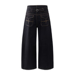 Adjustable Wide Leg Pants