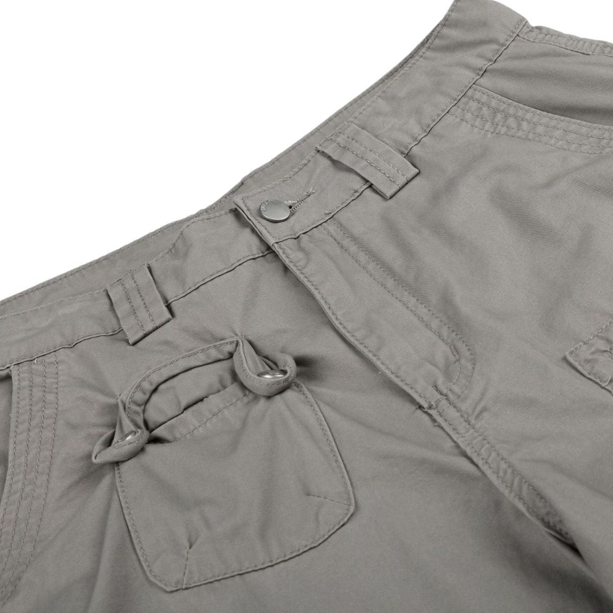Cotton Multi-Pocket Utility Bermuda Cargo Shorts