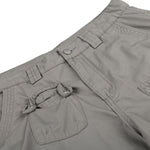 Cotton Multi-Pocket Utility Bermuda Cargo Shorts