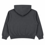 Boxy Cropped 340G Thermal Fleece Zip Hoodie
