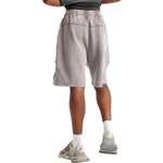 Pantalones cortos vintage holgados con parches