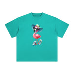 Flamingos Vacation Comic Graphic Tee-INNBLAC Fashion Apparel