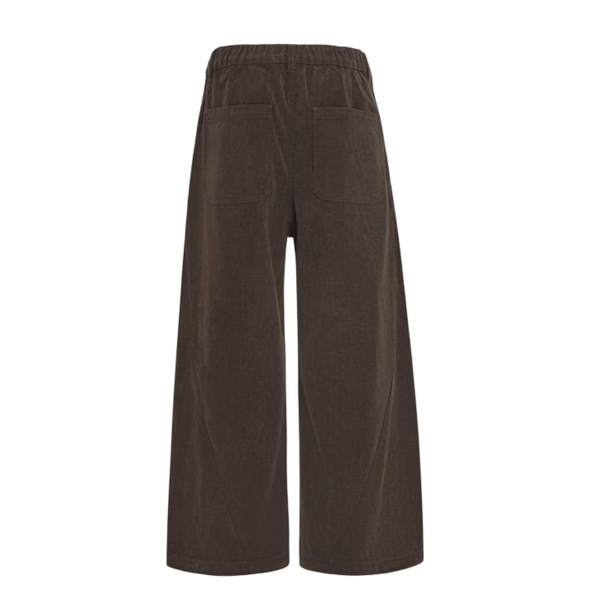 Ins Style Washed Corduroy Striped Relaxed Wide Leg Pants